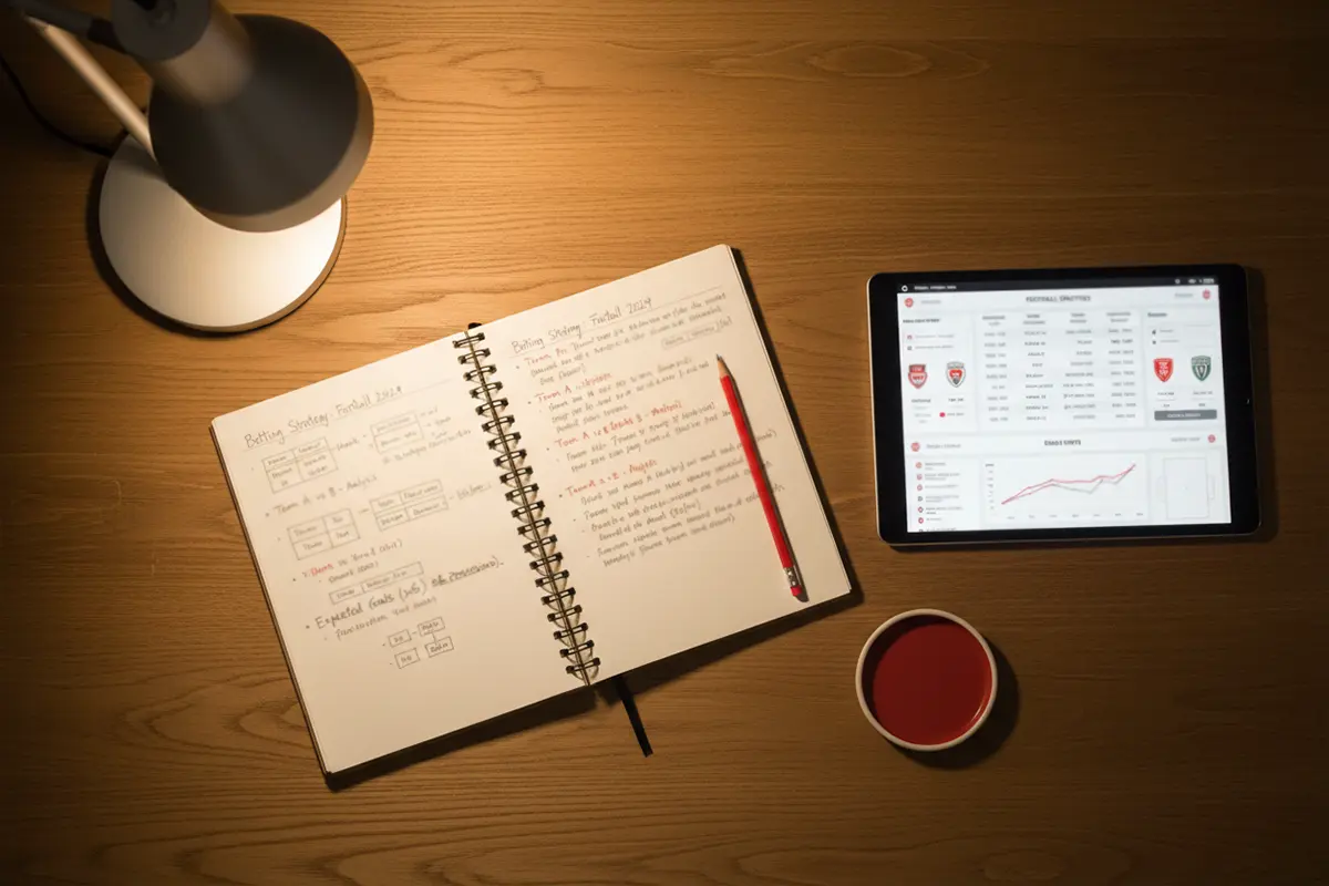 Strategische planning voor sportweddenschappen met notities