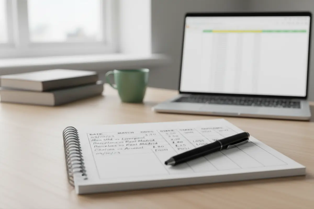 Notitieboek met wedregistratie en resultaten analyse