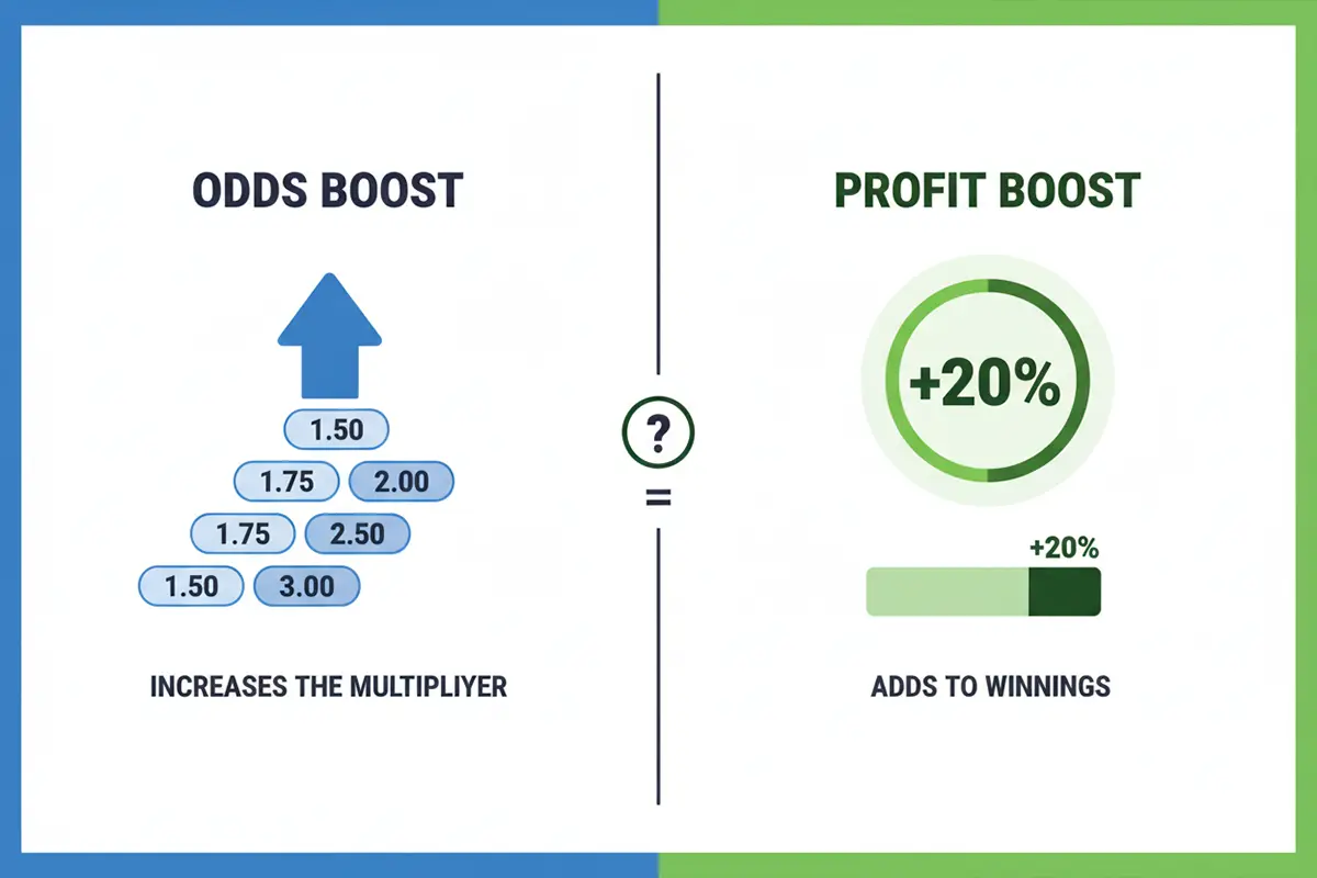 Verschil tussen odds boost en profit boost uitgelegd