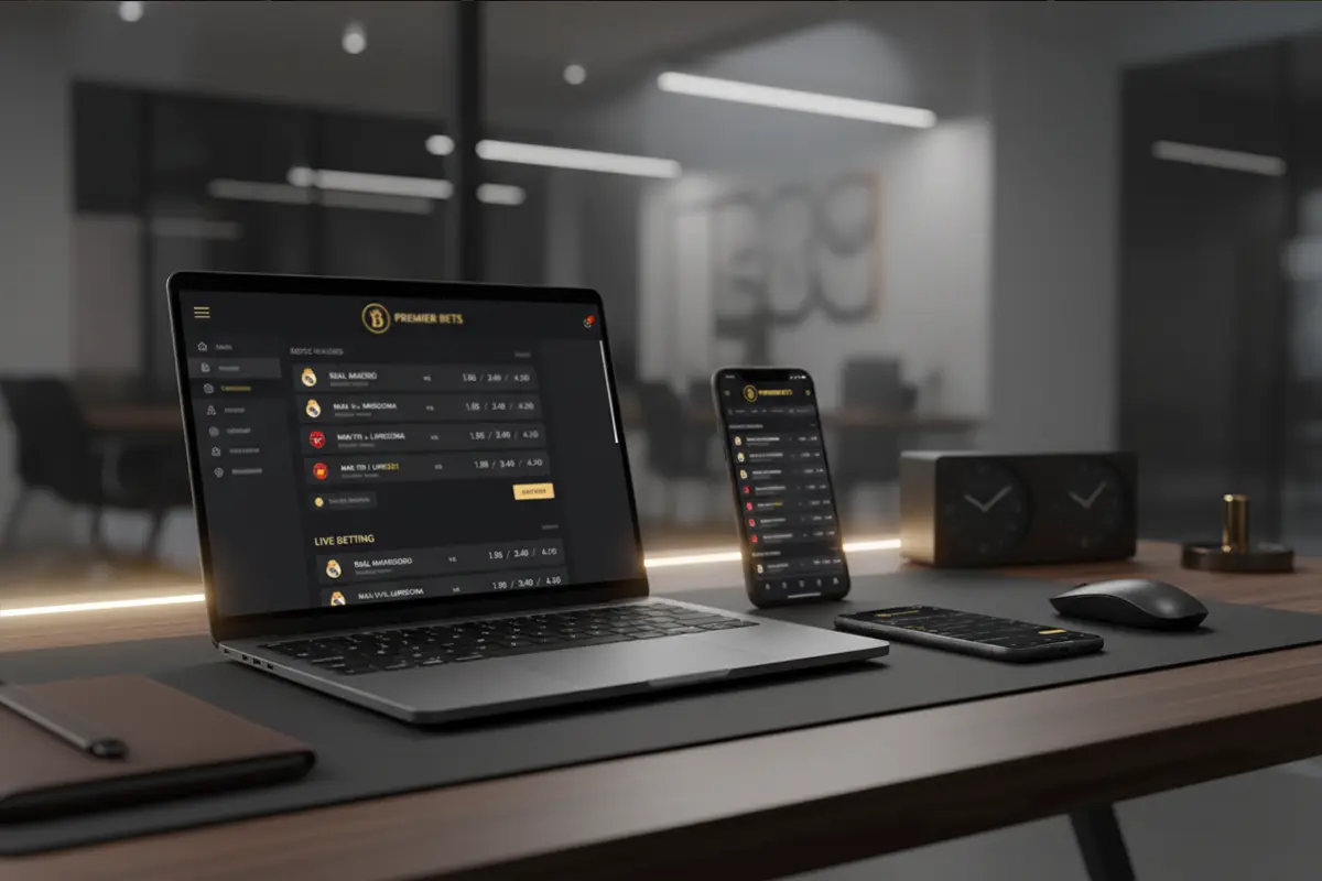 BetMGM sportsbook interface met voetbal weddenschappen